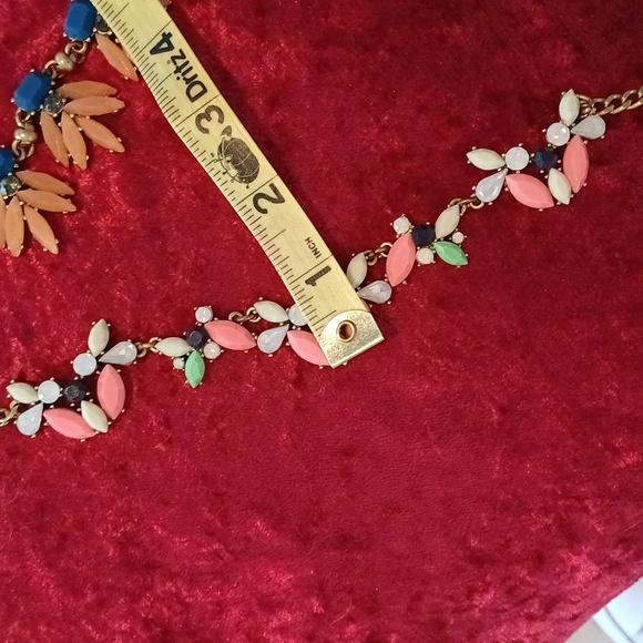 🔥🔥🔥J. Crew lot of 3 statement necklaces costume rhinestone - Picture 8 of 9